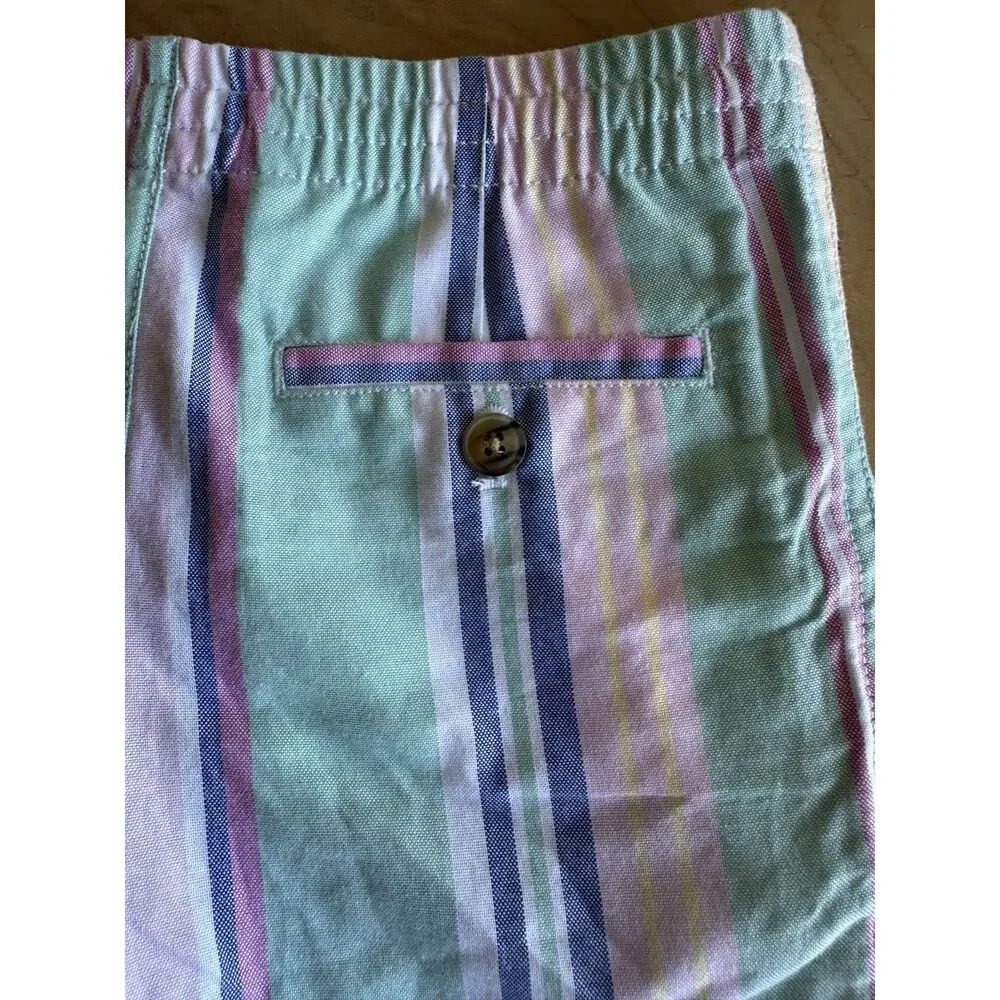 NWT Polo Ralph Lauren Boys 4T Pastel Stripe Cotton Prep Shorts Watch Hill Multi